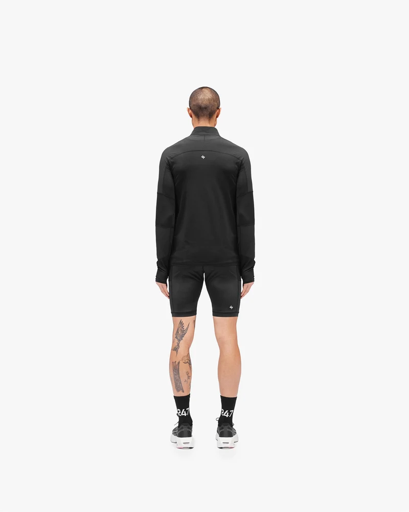 247 Run Quarter Zip - Jet Black