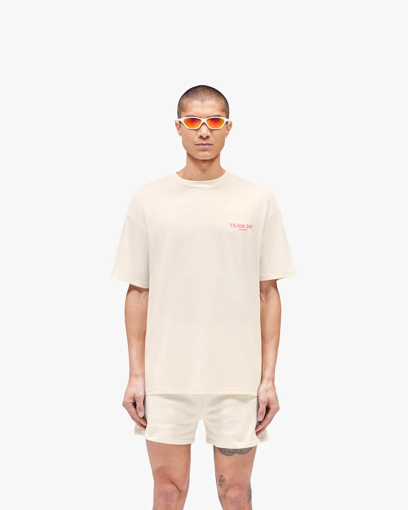 Team 247 Oversized T-Shirt - Cream