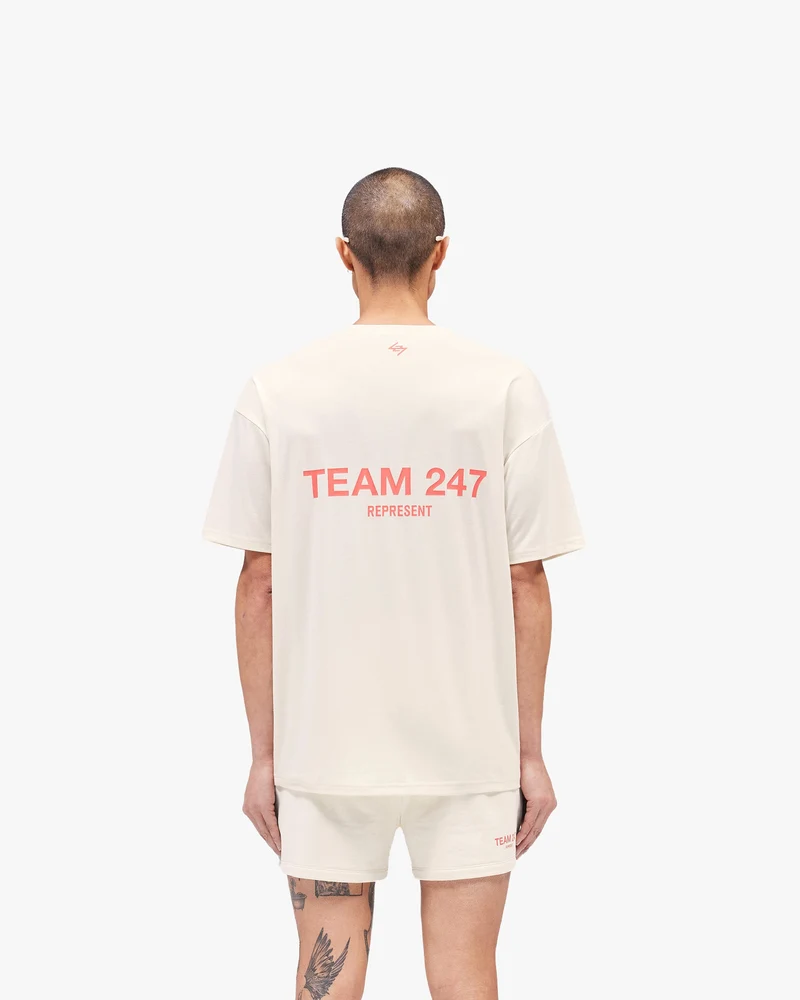 Team 247 Oversized T-Shirt - Cream