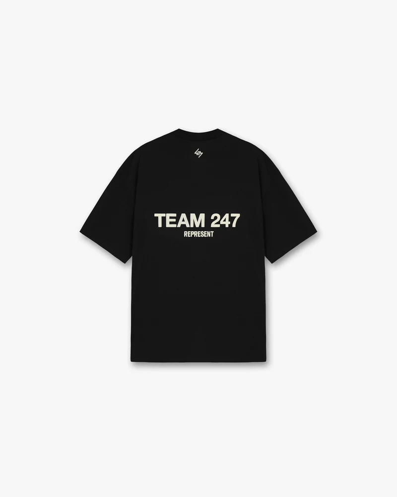 Team 247 Oversized T-Shirt - Jet Black