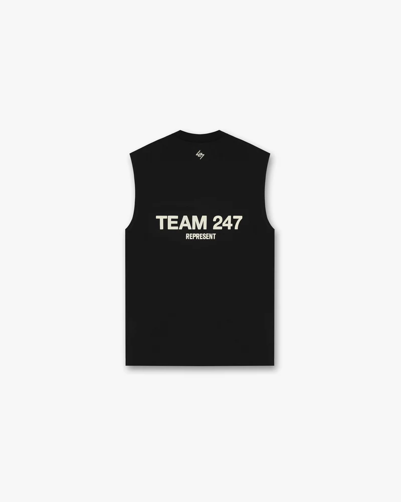 Team 247 Oversized Tank - Jet Black