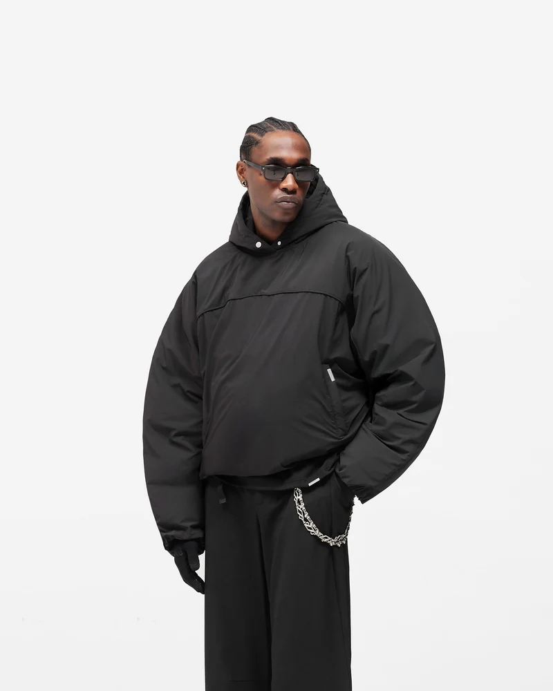 Arch Pullover Puffer - Jet Black