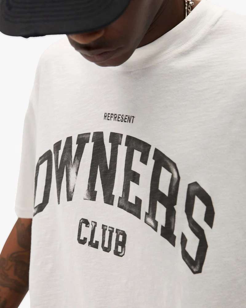 Represent Owners Club T-Shirt - Flat White