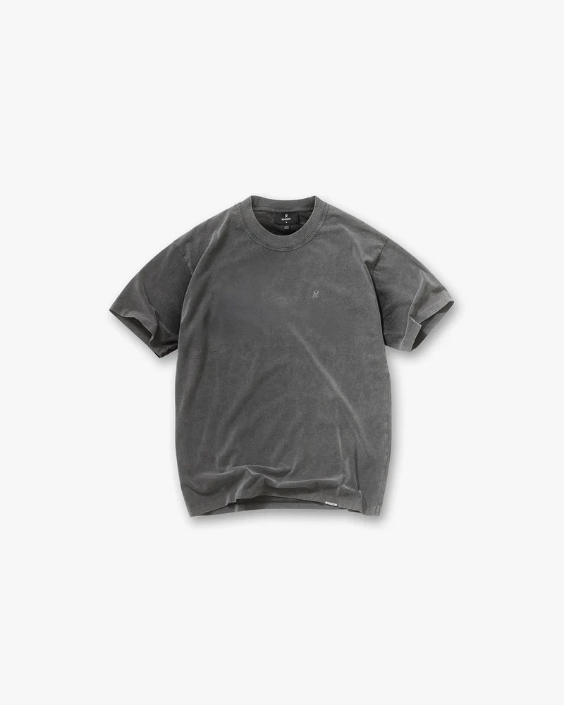 Metal Initial R T-Shirt - Vintage Grey