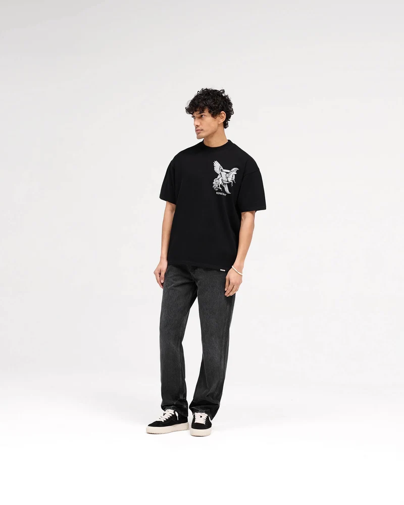 Elegance In Motion T-Shirt - Jet Black