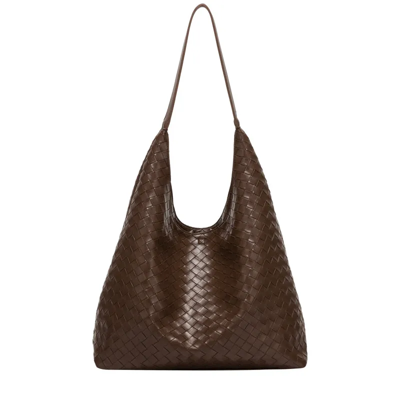 Every Other Single Strap Shoulder Bag - Brown