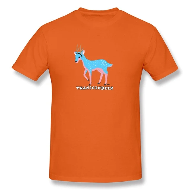 Transgendeer Design Pride Lgbt Gay Lesbian T Shirts Elk Deer Graphic Men Tshirts High Quality Clothing Shirt Cotton Loose