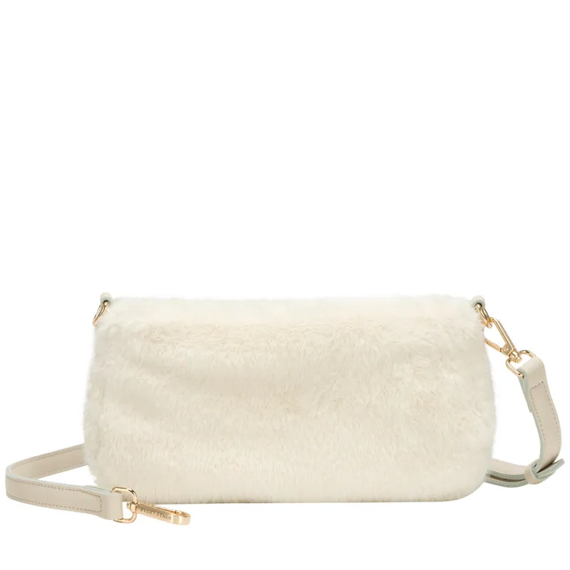 Every Other Baguette Cross Body Shoulder Bag - Off White