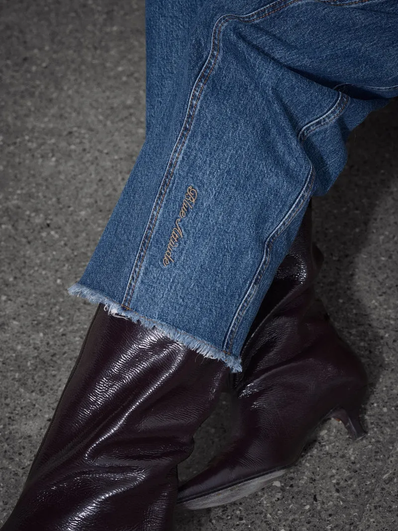 Mos Mosh Elva Antonie Ankle Jeans - Blue