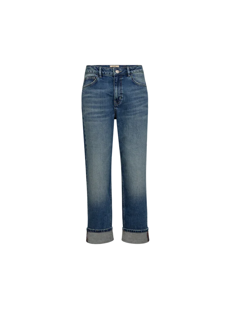 Mos Mosh Rachel Vintage Boyfriend Jeans - Mid Blue