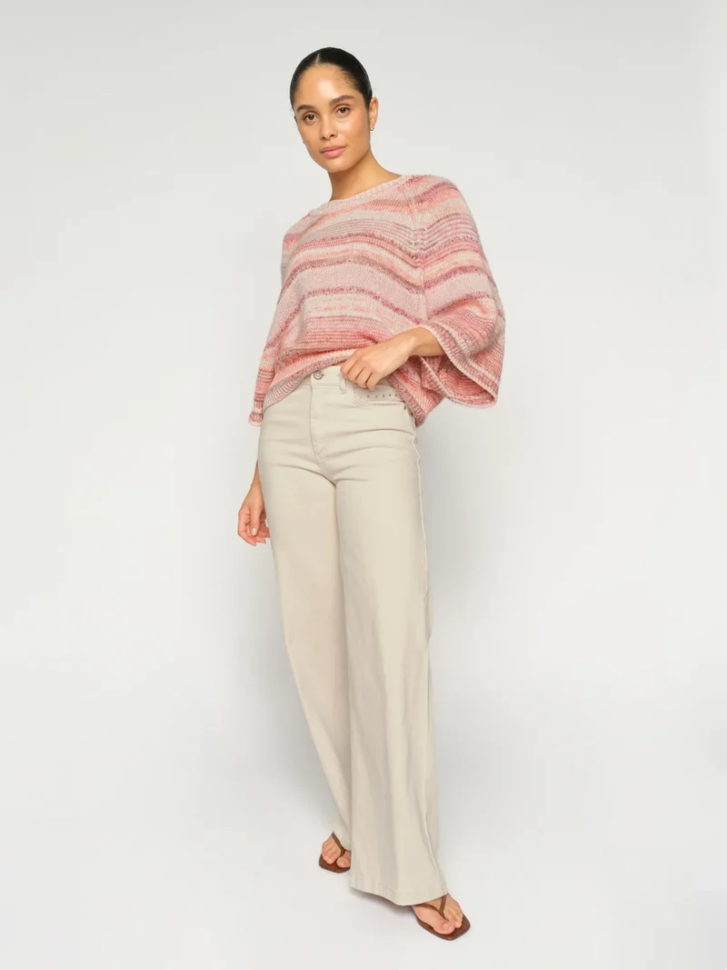 Mos Mosh Colette Fringe Jeans - Clay