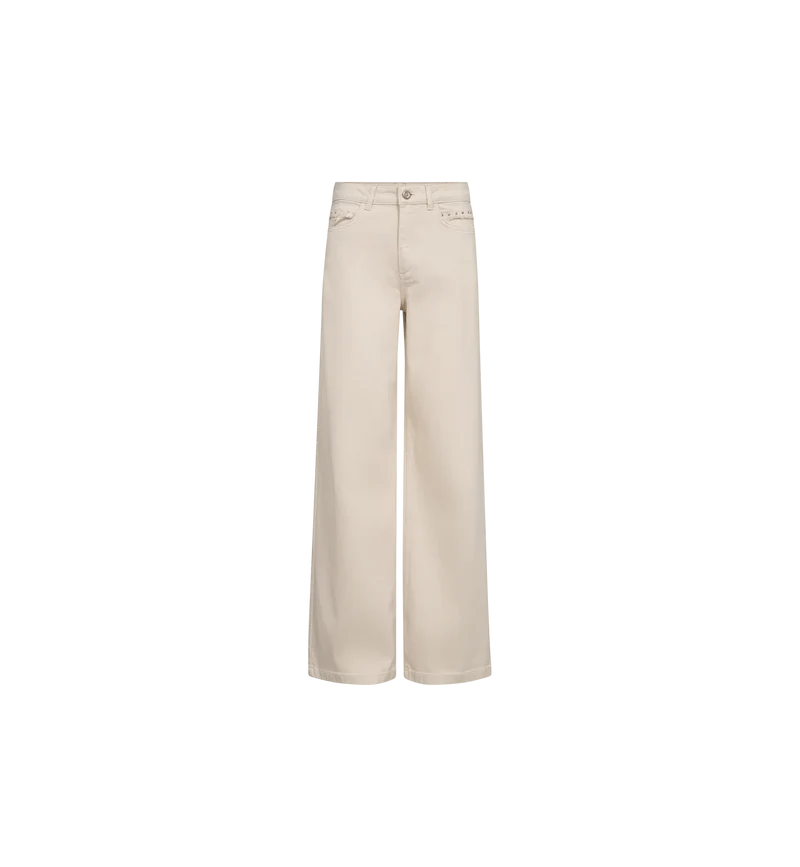 Mos Mosh Colette Fringe Jeans - Clay