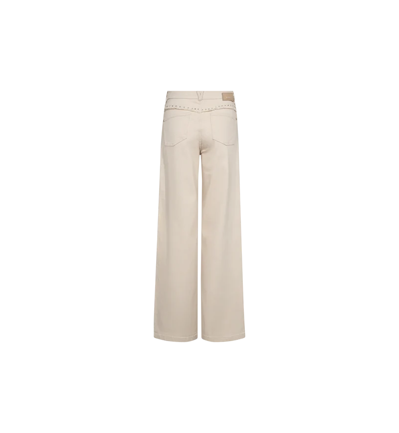 Mos Mosh Colette Fringe Jeans - Clay