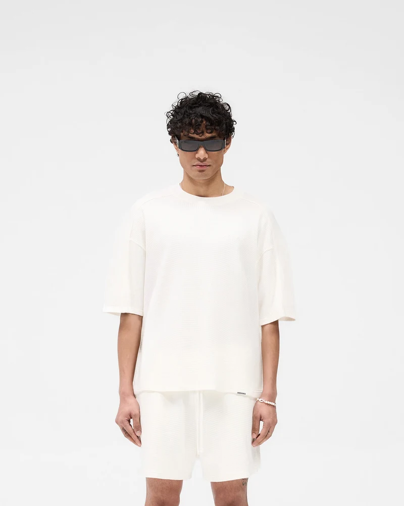 Waffle T-Shirt - Flat White