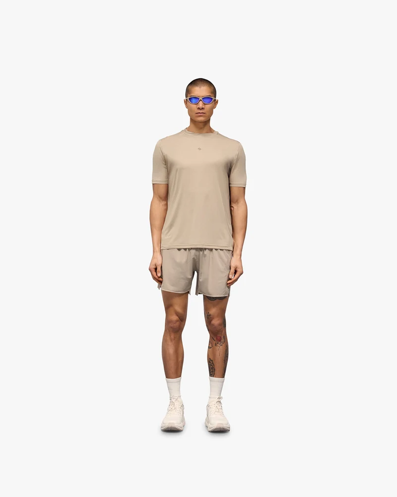 247 Contour Run T-Shirt - Pebble