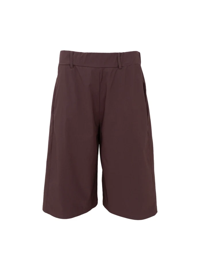 Black Colour Davina Panel Shorts