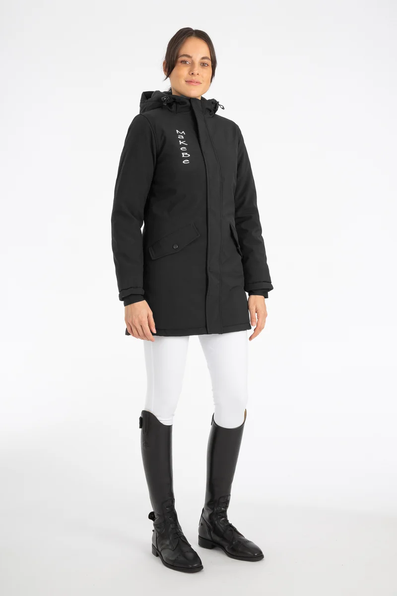 Ladies Waterproof Winter Parka mod. MANITOBA Military Green/Black