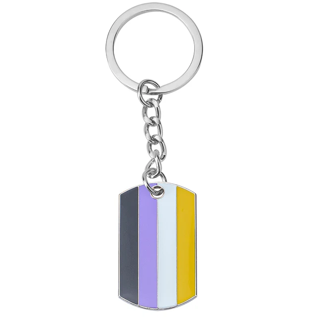 Transgender Rainbow Pansexual pride Genderqueer pride Asexual Pendant Necklace Rainbow Heart Necklace For Women Jewelry