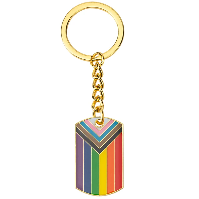 Transgender Rainbow Pansexual pride Genderqueer pride Asexual Pendant Necklace Rainbow Heart Necklace For Women Jewelry