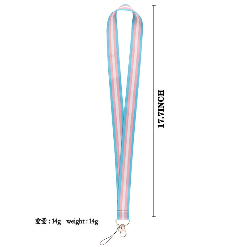 Gay Pride Pin Intersex Pride Asexual Pride Bisexual Pansexual Genderqueer Transgender Lanyard Keychain Neck Straps Accessories