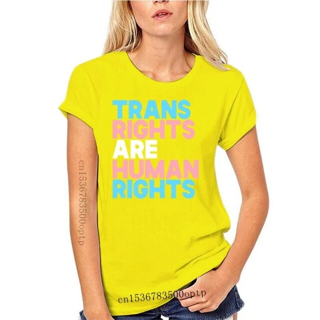 New Transgender LGBTQ Pride-Men's T-Shirt-Black Human Rights Shirt Trans Right are