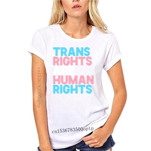 New Transgender LGBTQ Pride-Men's T-Shirt-Black Human Rights Shirt Trans Right are