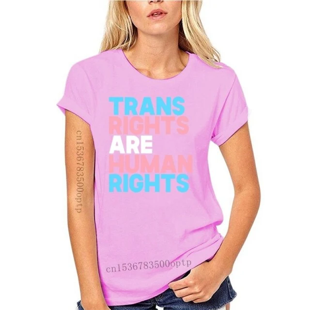 New Transgender LGBTQ Pride-Men's T-Shirt-Black Human Rights Shirt Trans Right are