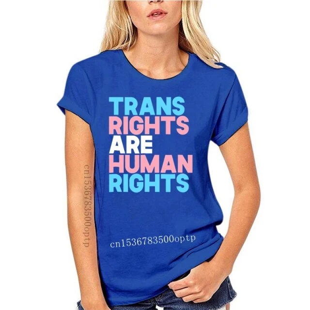 New Transgender LGBTQ Pride-Men's T-Shirt-Black Human Rights Shirt Trans Right are