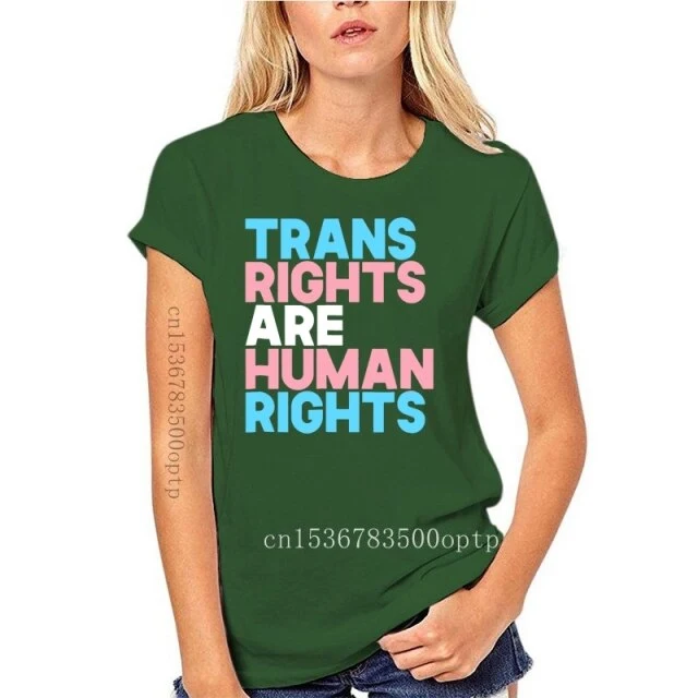 New Transgender LGBTQ Pride-Men's T-Shirt-Black Human Rights Shirt Trans Right are