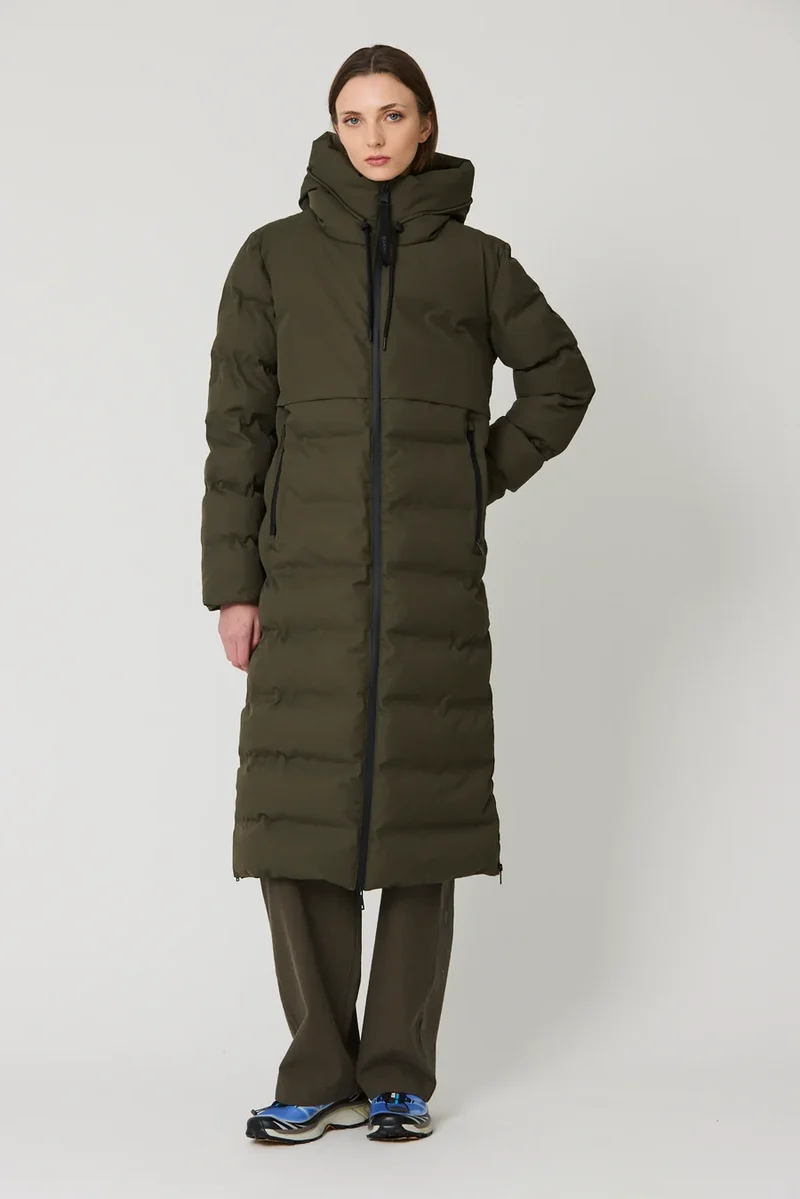 Tanta Snestorm Padded Coat - Khaki