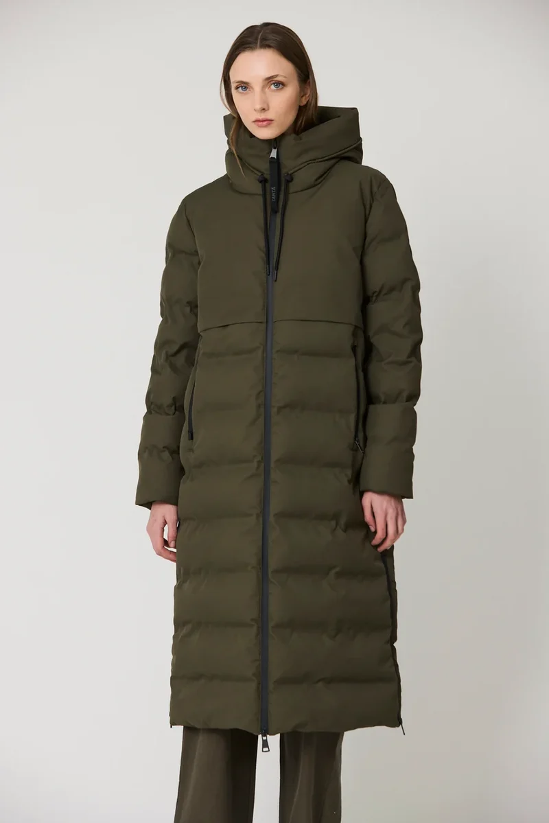 Tanta Snestorm Padded Coat - Khaki