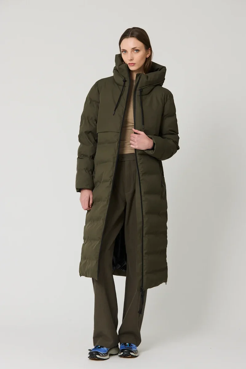 Tanta Snestorm Padded Coat - Khaki