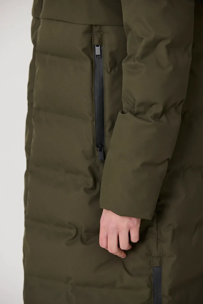 Tanta Snestorm Padded Coat - Khaki