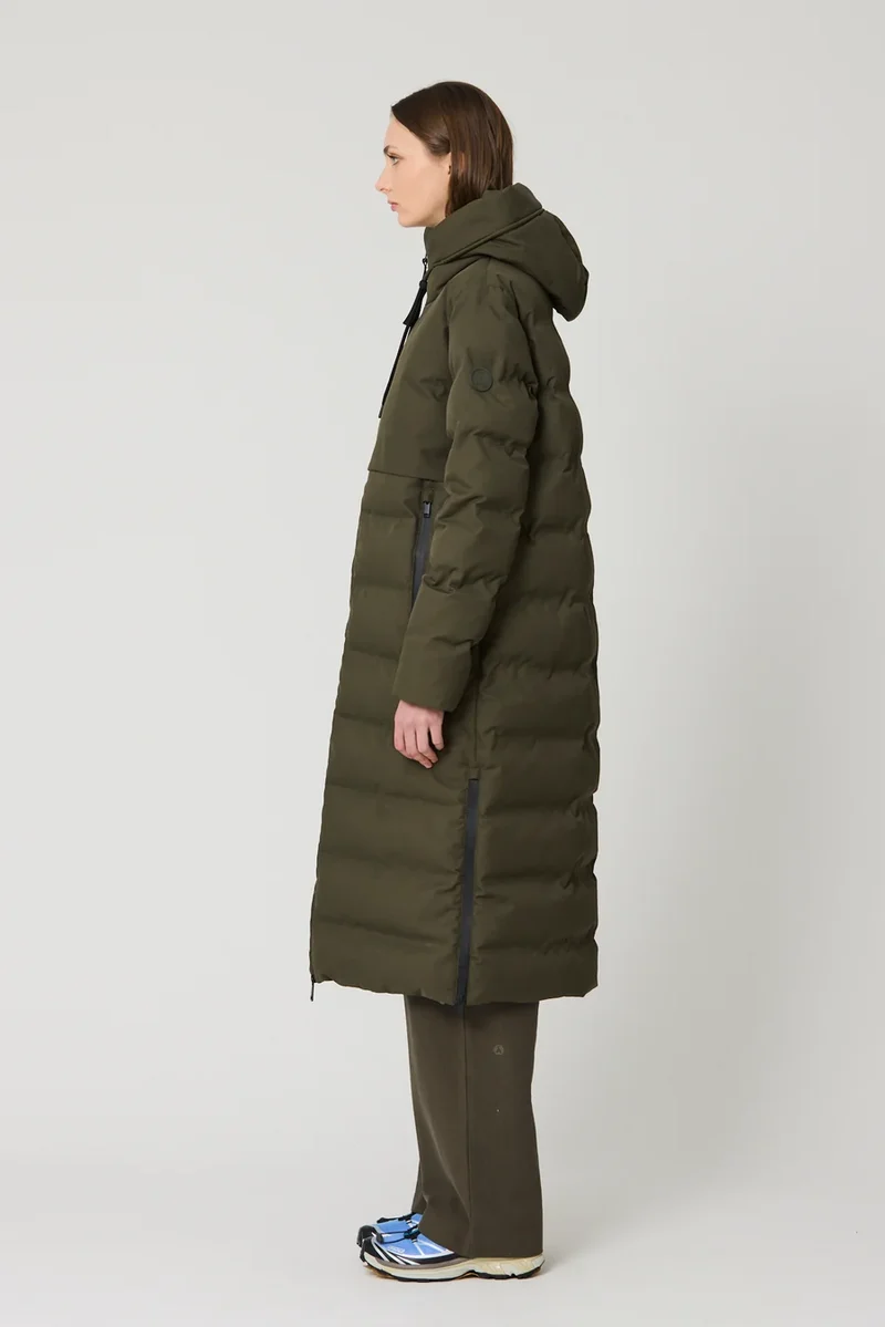 Tanta Snestorm Padded Coat - Khaki