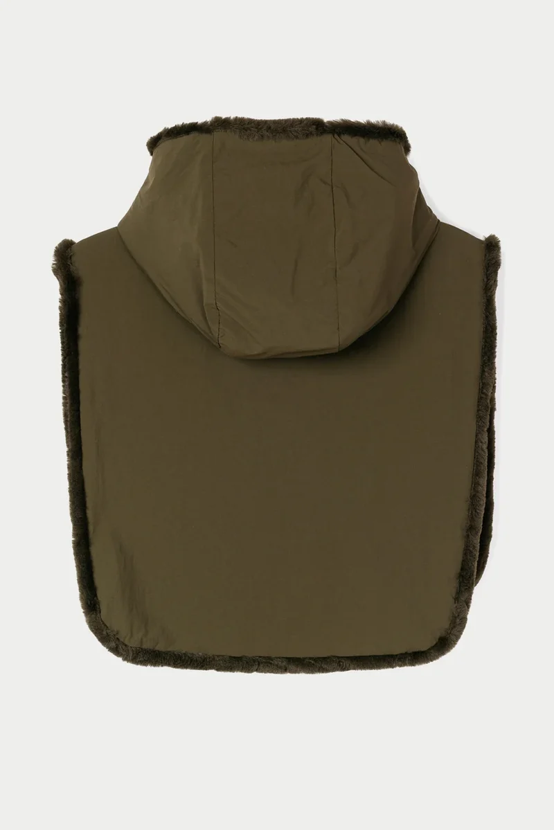 Tanta Bing Hooded Collar - Khaki