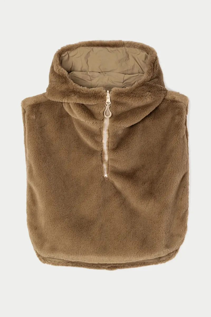 Tanta Bing Hooded Collar - Coriander