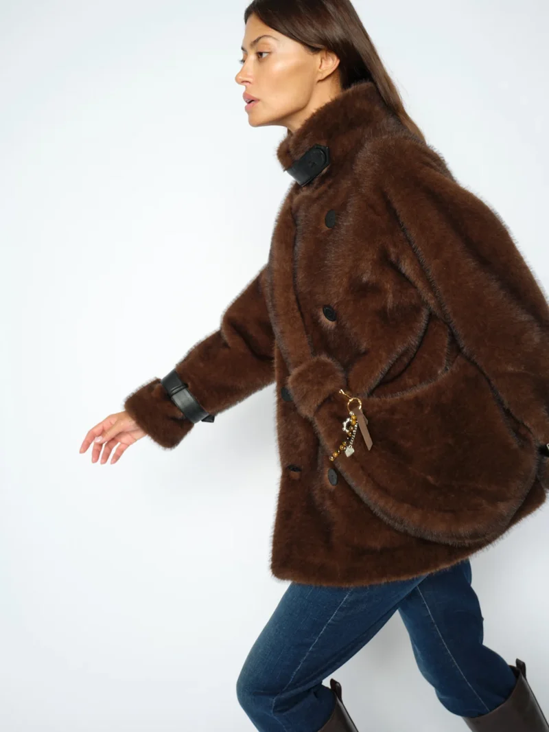 Mos Mosh Cia Faux Fur Bag - Delicioso