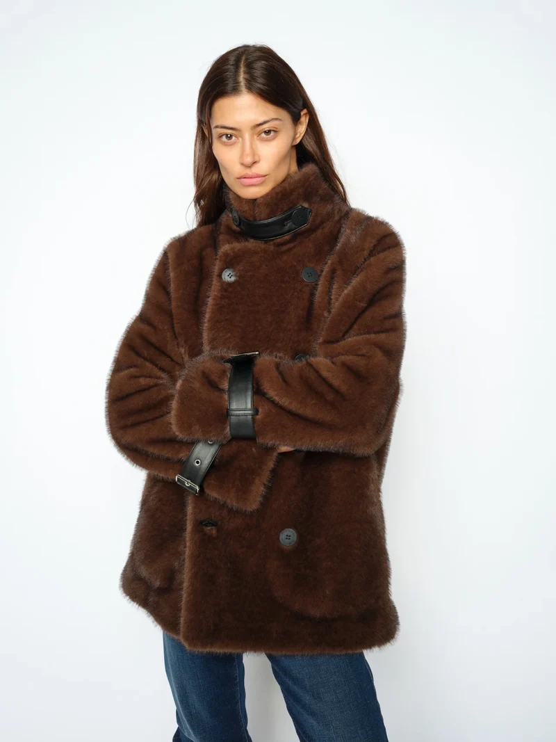 Mos Mosh Nanette Faux Fur Jacket - Delicioso