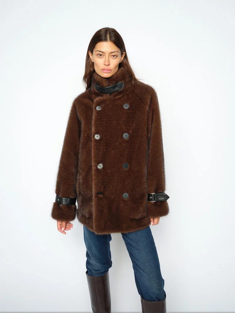 Mos Mosh Nanette Faux Fur Jacket - Delicioso