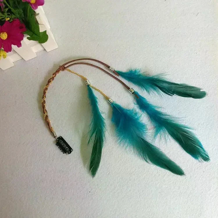 Festival Feder-Haarband für Damen | Stirnband