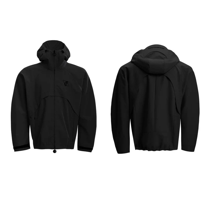 Y2K Techwear Festival Regenanzug – Oversize Windbreaker Set Unisex