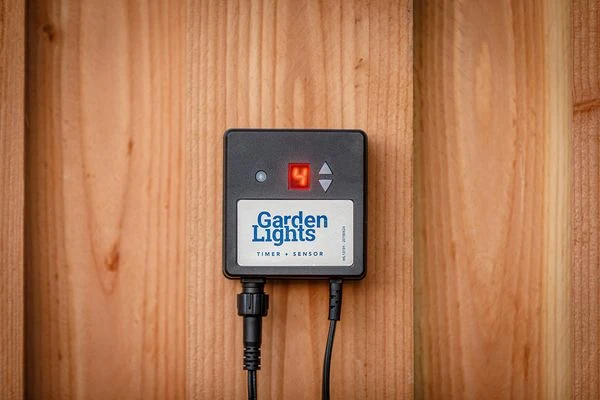 Garden Lights Timer + Dusk to Dawn Sensor