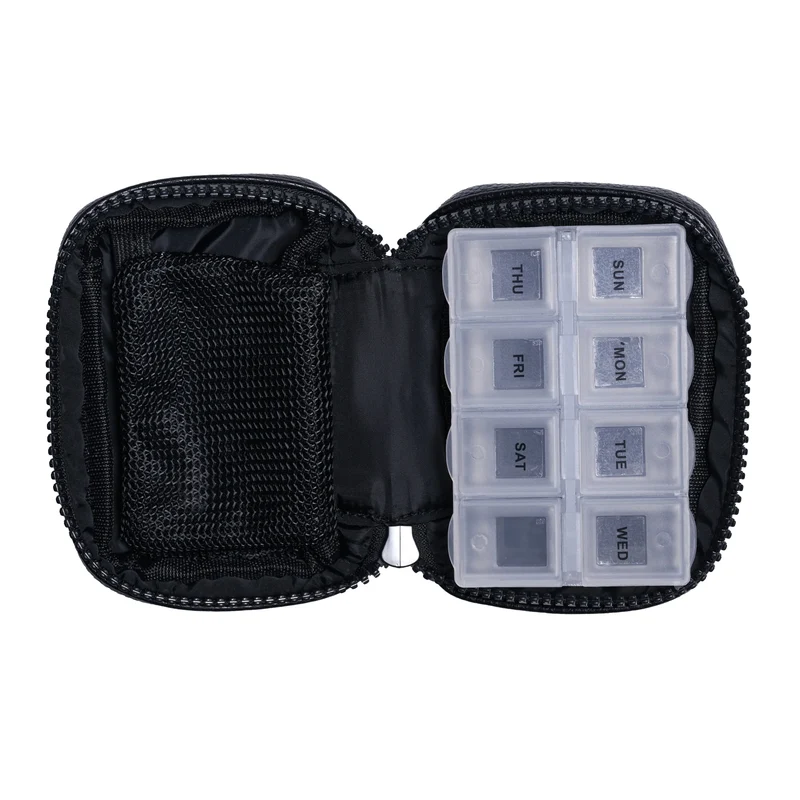 Donna May London Portable Pill Organiser - Sleek Black