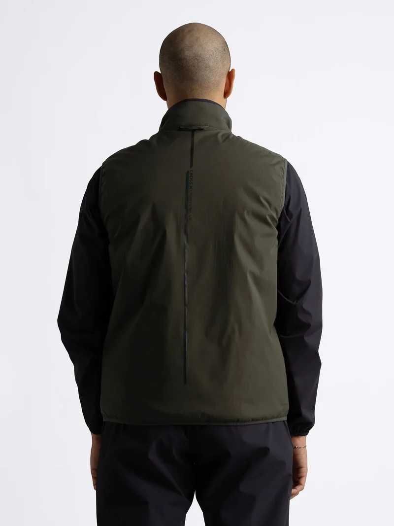 M CREEK WIND VEST DARK PINE