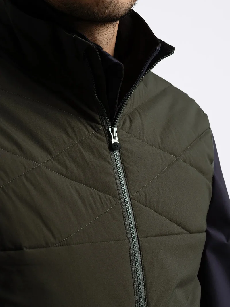 M CREEK WIND VEST DARK PINE