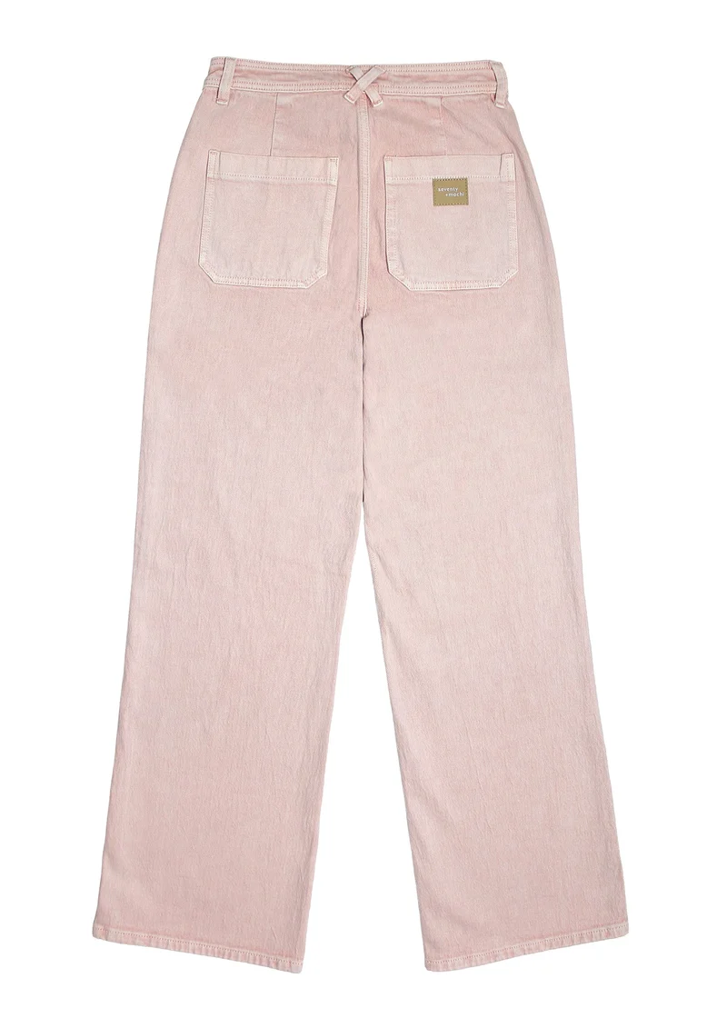 Seventy + Mochi Patch Pocket Mabel Jean - Peony Pink