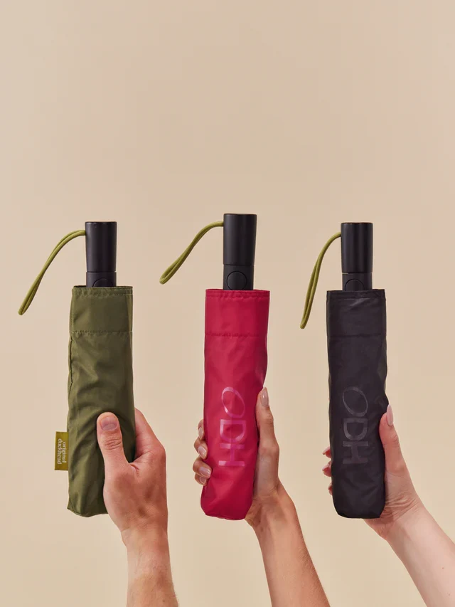Original Duck Head The Daily Eco-Friendly Automatic Umbrella Black, Olive, Magenta