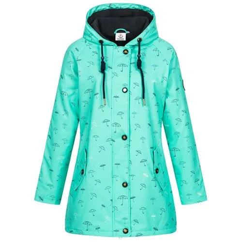 ANKERGLUT Regenjacke Friesennerz mit Teddyfleece #Ankerglutmeer # Moincaptain
