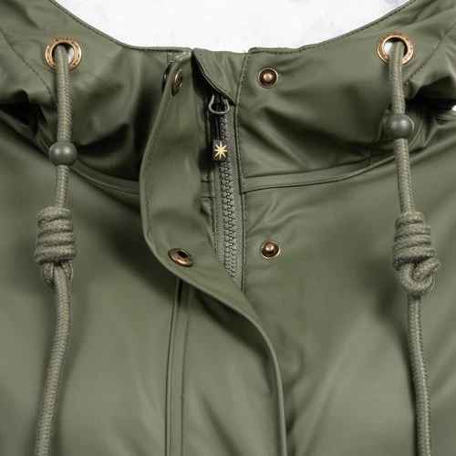 ANKERGLUT Regenmantel Friesennerz Olive mit Teddy Fleece #ankergluttraum #moincaptain