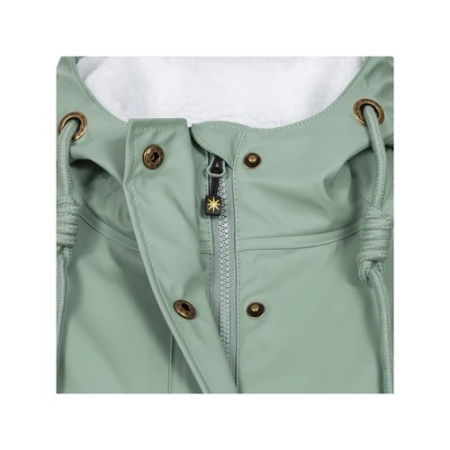 ANKERGLUT Regenmantel Friesennerz Mint mit Teddy Fleece #ankergluttraum #moincaptain